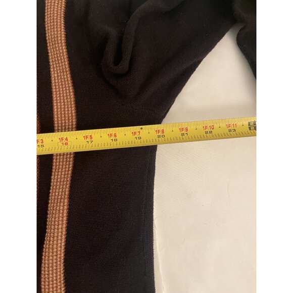 Express Men's Striped Button Down Cotton Sweater Old Money Preppy Grandpa MED - Picture 9 of 11